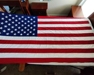 MADE IN THE USA - American Burial Flag - 5' X 9.5' - $50