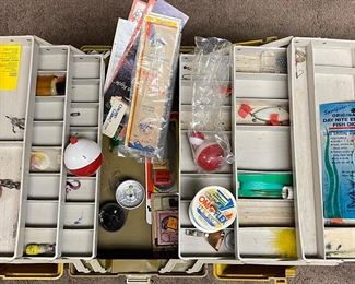 Vintage Lures and Tacklebox