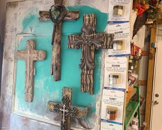 Crosses on the wall