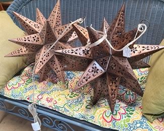 stars hanging tin