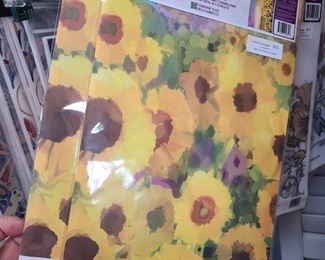 decoupage paper Belles Whistles sunflower sunset