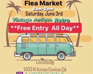 Flea Market Coming  JUNE 3rd!