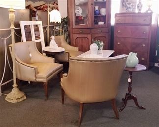 1949s arm chairs, parlor tables