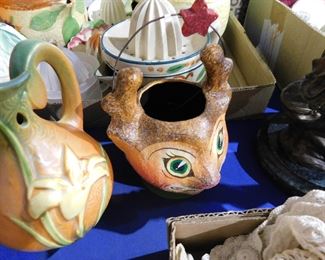 Paper Mache Reindeer basket