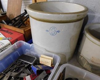 6 gallon stoneware crock