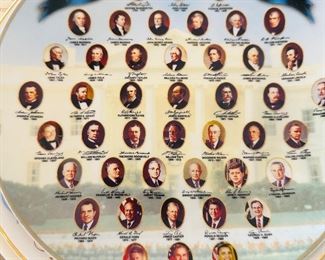 Presidents of United States plate