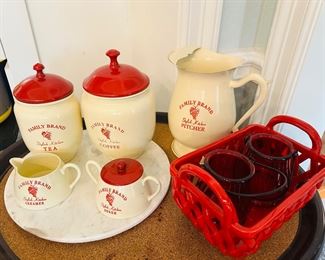 Cast iron canister set