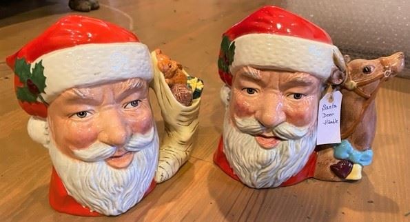 Royal Doulton Santa Toby mugs