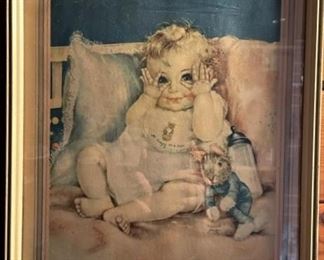 antique framed artwork