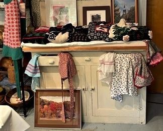 Christmas sweater and aprons