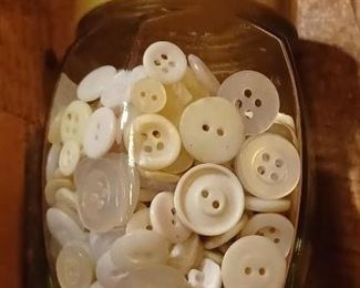 sample of vintage buttons