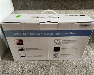 ZMA-13, Black Shiatsu Massage Pillow w/Heat