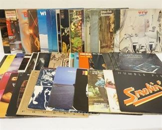 1045 LARGE LOT OF VINYL ALBUMS INCLUDING UFO, HUMBLE PIE, SUPERTRAMP, STYX, 38 SPECIAL, WINGS, MOTT THE HOOPLE, SIMON & GARFUNKEL (BOOKENDS ARE IN PARSELY SAGE, ROSEMARY, & THYME) & MANY MORE