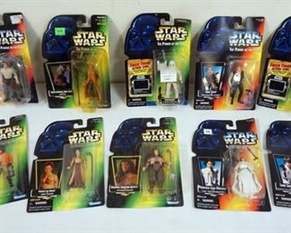 1065 STAR WARS KENNER FIGURES, 1997, LOT OF 10 UNOPENED
