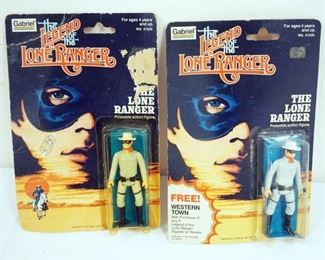 1087 VINTAGE GABRIEL LEGEND OF THE LONE RANGER TOY FIGURES, 1980