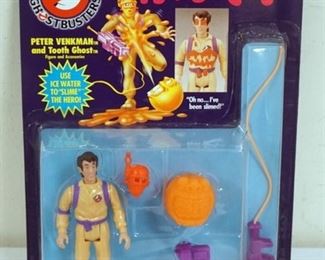 1098 THE REAL GHOST BUSTERS RAY STANTZ AND VAPOR GHOST, KENNER 1986 SEALED