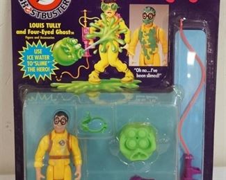1100 THE REAL GHOST BUSTERS EGON SPENGLER AND BRAIN GHOST, KENNER 1986 SEALED