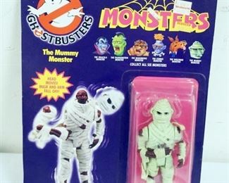 1102 THE REAL GHOST BUSTERS WINSTON ZEDDMORE AND WRAPPER GHOST, SEALED