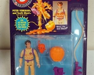 1104 THE REAL GHOST BUSTERS WINSTON ZEDDMORE AND SUCKER GHOST, KENNER SEALED