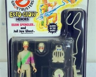 1111 THE REAL GHOST BUSTERS RAY STANTZ AND GULPER GHOST, KENNER 1986 SEALED
