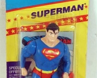 1135 SUPER POWERS COLLECTION ACTION FIGURE *SUPERMAN*, KENNER 1985, SEALED