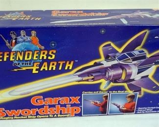 1149 DEFENDERS OF THE EARTH *GARAX SWORDSHIP*, GALOOB TOYS, 1985 SEALED