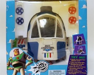 1164 DISNEYS TOY STORY BUZZ LIGHTYEAR SPACE EXPLORER BY THINK WAY. W/ BOX. BOX HAS WEAR
