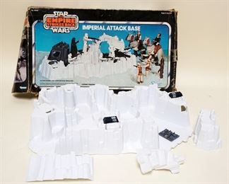 1167 KENNER STAR WARS THE EMPIRE STRIKES BACK IMPEPRIAL ATTACK BASE W/ BOX. BOX HAS WEAR