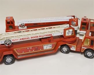 1185 2 *HOOK & LADDER* VINTAGE FIRE TRUCK TOYS.APP. 33 IN L