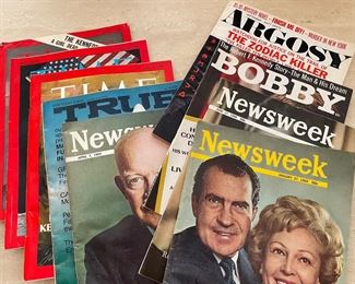 Vintage magazines from the 1960's