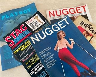 Vintage adult magazines from the 1960's