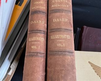 History of Montcalm County Michigan in 2 volumes, 1916. Fantastic condition!