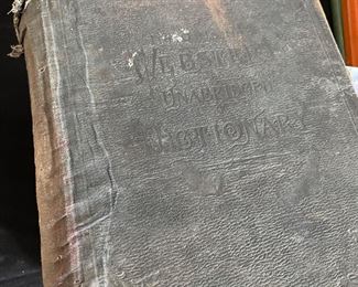 Webster’s Unabridged Dictionary dated 1847