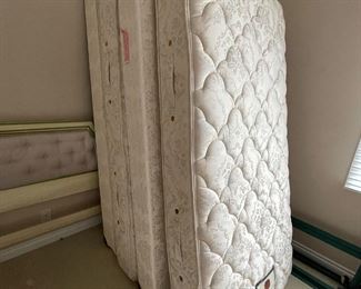 2 sets of Stearns & Foster twin mattresses and box springs. Almost new!