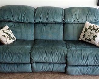 Lazy Boy Dual Reclining Sofa, 36" x 78" x 38"