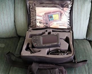 Garmin GPSMAP 295 System With Carrying Case, Cables, And Manual