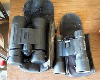 Bushnell Binoculars, Qty 2, Includes 10x32 And 10x42