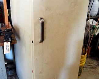 Montgomery Wards 16cu.ft Upright Freezer, Model 4643, 59" x 28" x 29", Plugged In And Powered On