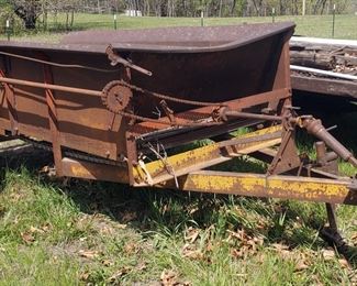 Vintage PTO Driven 9' Manure Spreader