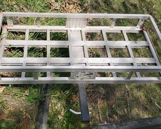 Bumper Hitch Aluminum 50" x 22" Transport Rack And Bumper Hitch Mount Adjustable Extension