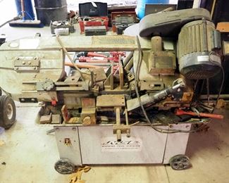 MSC Industrial Supply Company Metal Cutting Band Saw, Model # 9518879, 7" x 12" Capacity