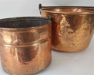 009 Vintage Copper Cauldrons