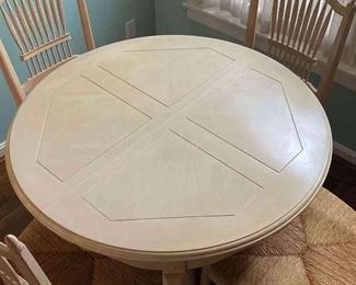 Blonde Table And Four Chairs