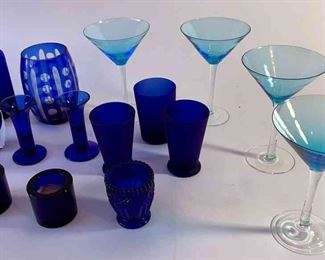 Cobalt Blue Glassware