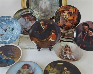 Collectors Plates Including Norman Rockwell
