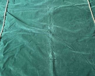 Emerald Green Velvety Bedspread Bedding