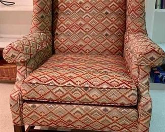 Ethan Allen Leugers Wingback Chair