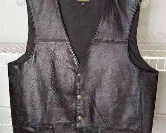 HarleyDavidson Owners Group Leather Vest