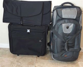 High Sierra Wheeled Convertible Travel Bag And Atlantic Suit Bag