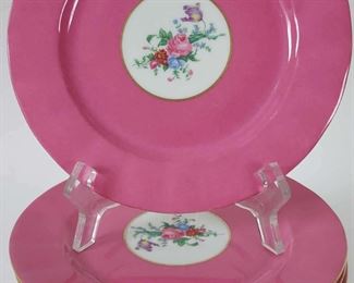 Limoges La Cloche Floral Salad Plates
